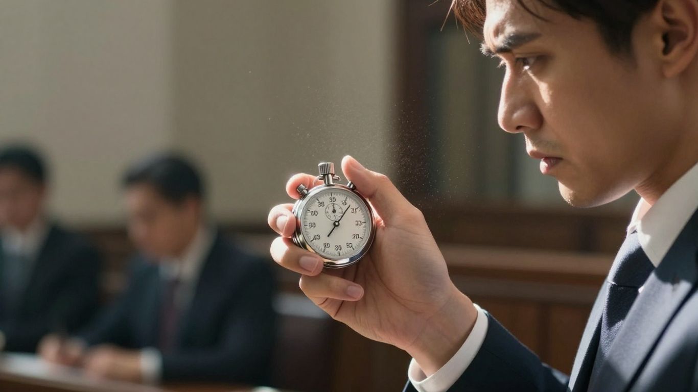 Person reviewing documents and dates related to how long they have to file a personal injury claim